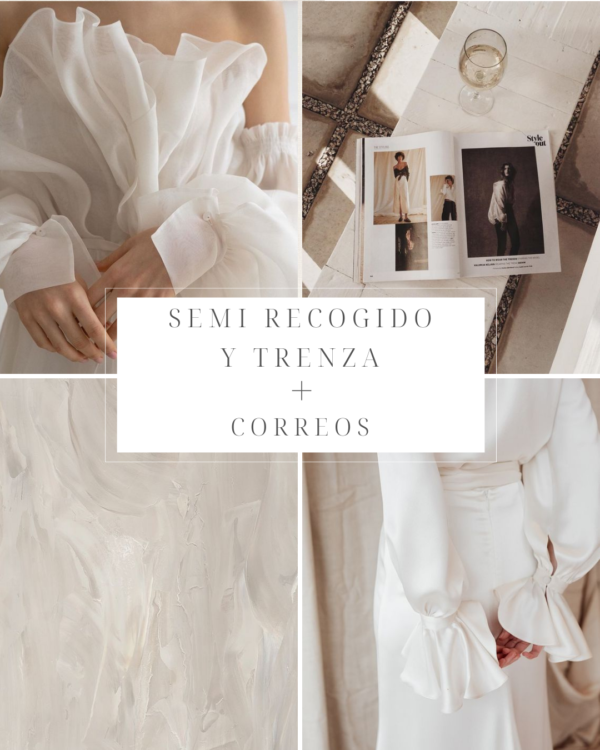 Semi recogido y trenza + correos 2024